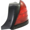 2001-2003 Ford Crown Victoria Tail Lamp Passenger Side (Black Moulding Sport-2 Bulb-Red) High Quality