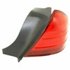 1999-2002 Ford Crown Victoria Tail Lamp Passenger Side (Chrome Moulding-2 Bulb-Red) High Quality