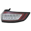 2015-2018 Ford Edge Tail Lamp Passenger Side Without Level 2 Trim Se/Sel Model High Quality