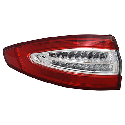 Feu arrière côté conducteur pour Ford Fusion 2013-2016, modèles S/SE (sauf Energi), référence Fo2804110C - Hunt Parts