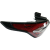 2017-2019 Ford Escape Tail Lamp Driver Side Without Sports Pkg With Red Lens High Quality