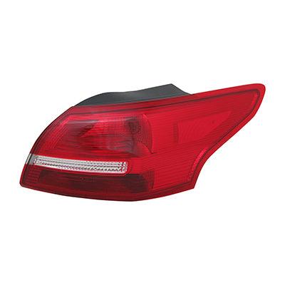 2015-2018 Ford Focus Tail Lamp Passenger Side Sedan Economy Quality