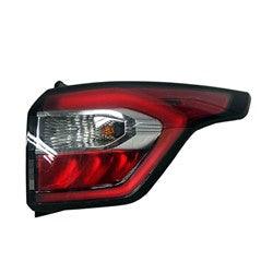 2017-2019 Ford Escape Tail Lamp Passenger Side With Sports Pkg With Smoked Red Lens High Quality