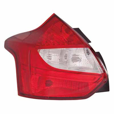 Tail Lamp Driver Side Ford Focus 2012-2014 Se/Sel/Titanium Models Without Rs Pkg Hatchback Capa , Fo2818152C