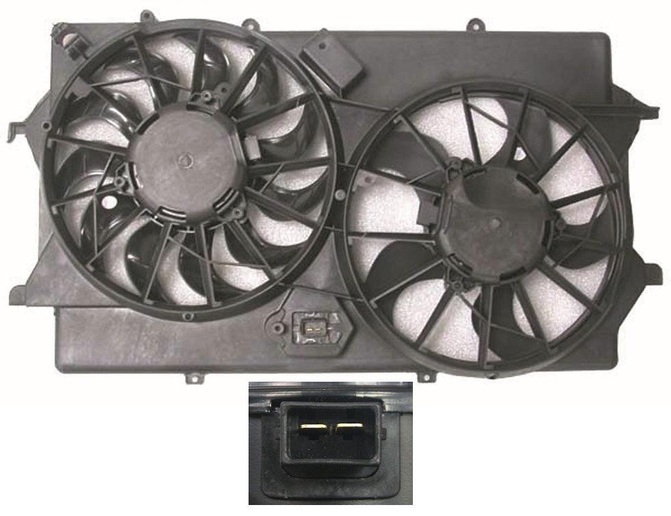 Ensemble ventilateur de refroidissement Ford Focus 2005-2007 2.0/2.3L, FO3115156