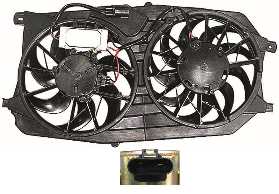 Ensemble ventilateur de refroidissement Ford Freestyle 2005-2007, FO3115158