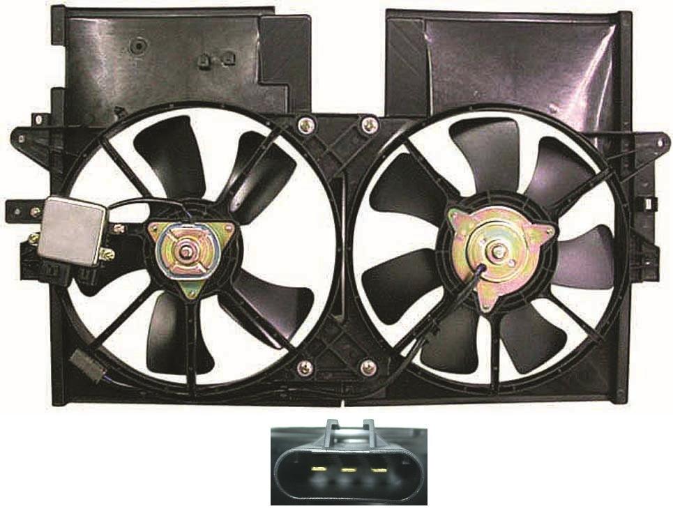 Ensemble ventilateur de refroidissement Mercury Mariner 2005-2006 2.3L, FO3115159