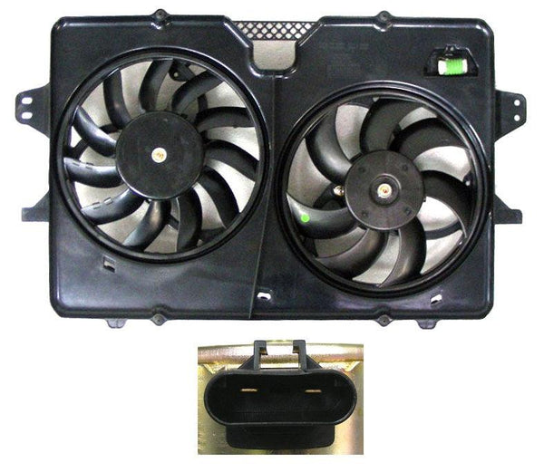 2008-2012 Ford Escape Cooling Fan Assembly 2.3L/2.5L