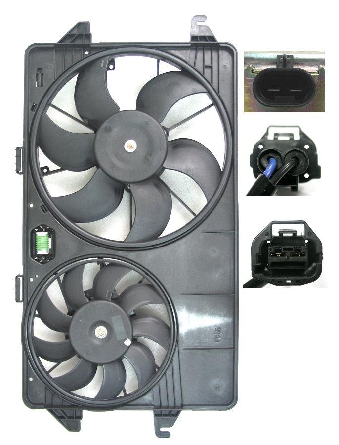Ensemble ventilateur de refroidissement Ford Transit Connect 2010-2013 2.0L, FO3115180