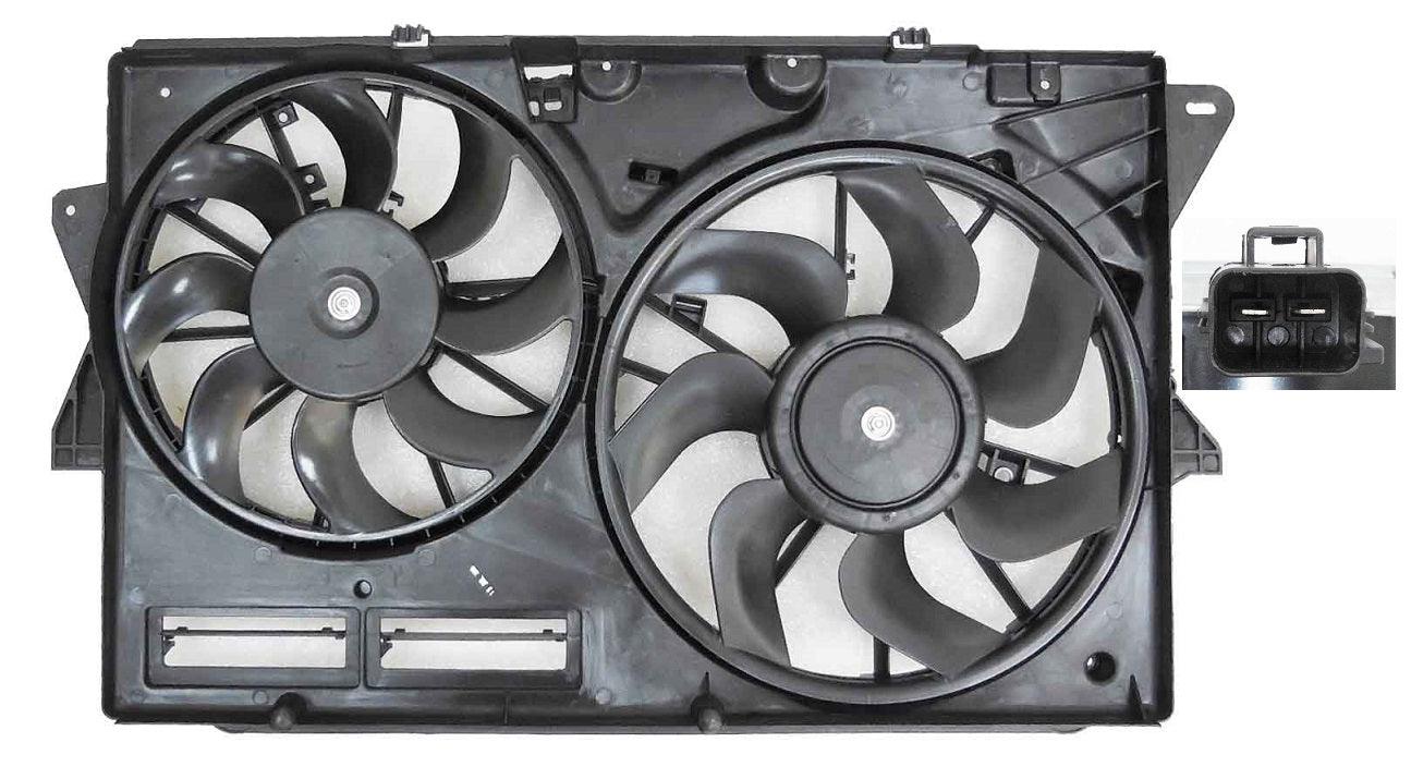 Ensemble ventilateur de refroidissement Ford Taurus 2013-2019 3.5L V6 sans refroidisseur d'huile moteur, FO3115199