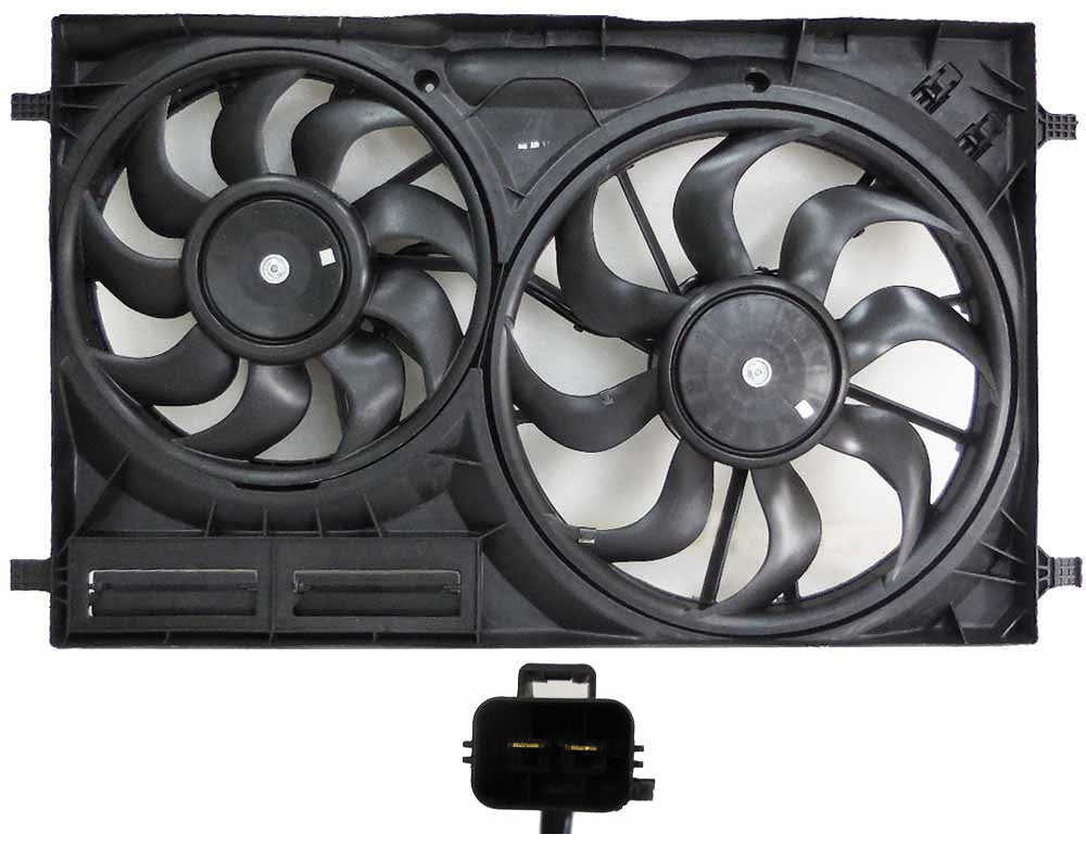 Ensemble ventilateur de refroidissement pour Ford Transit T-350HD passager 2015-2019, moteur V6 3,5 L/3,7 L, référence Fo3115211U - Hunt Parts
