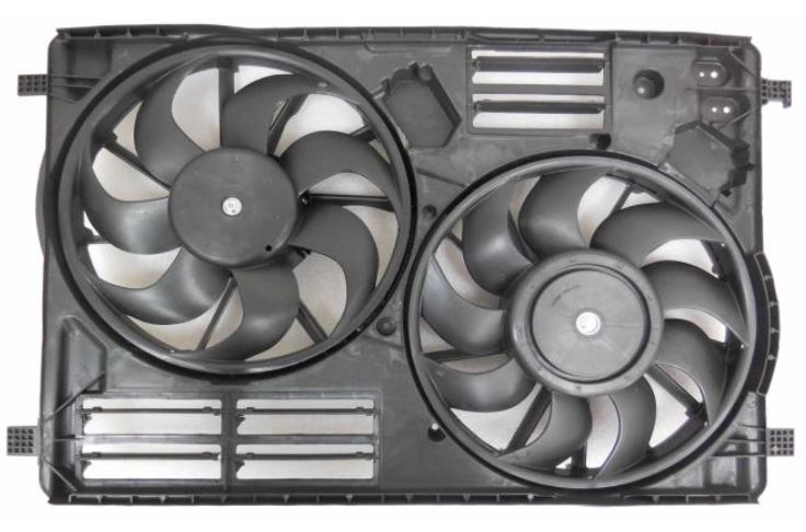 Ensemble ventilateur de refroidissement Ford Escape 2013-2019 double moteur 1,5 L turbo/2 L sans ensemble de remorquage, Fo3115216U - Hunt Parts