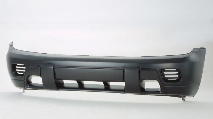 Pare-chocs avant Chevrolet Trailblazer 2002-2009, finition lisse apprêtée, sans emplacement pour phare antibrouillard, GM1000640