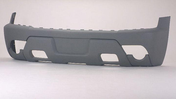 2002 Chevrolet Avalanche Bumper Front With Body Cladding Textured Gray 1500 Model