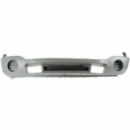 Pare-chocs inférieur avant texturé pour GMC Sierra 2500 (2003-2006) sans emplacement pour phares antibrouillard, référence GM1000686