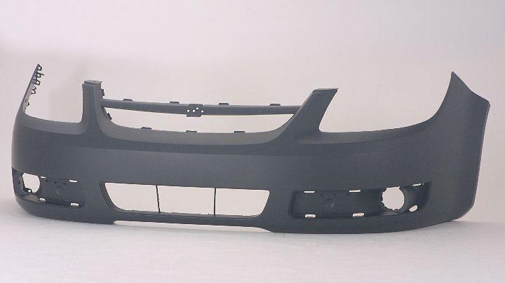 Pare-chocs avant pour Chevrolet Cobalt 2005-2010, modèles LS/LT, avec emplacement pour phares antibrouillard et barre supérieure intégrée à la calandre, GM1000734