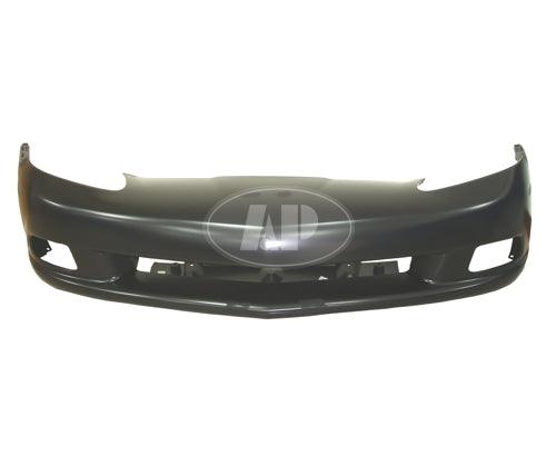 Pare-chocs avant Chevrolet Corvette 2005-2013 (sans trou de lavage de phare), apprêté, GM1000737