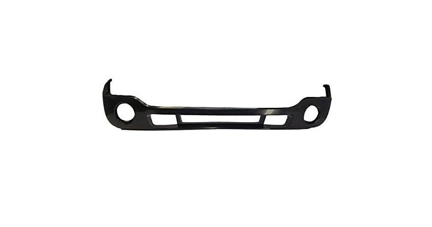 Pare-chocs inférieur avant GMC Sierra 3500 2003-2006 Noir mat avec trou pour phare antibrouillard GM1000800, GM1000800