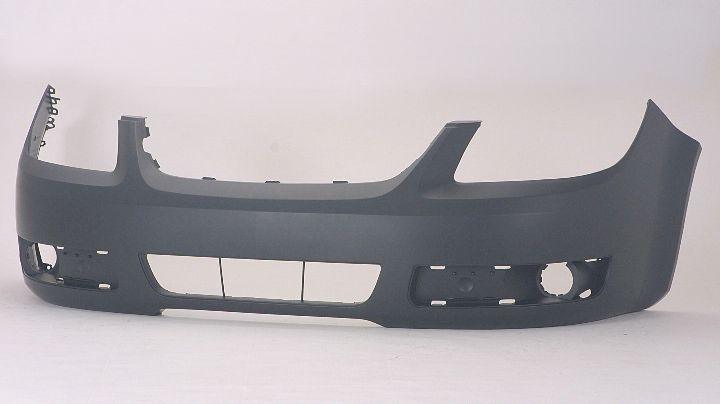 Pare-chocs avant apprêté pour Chevrolet Cobalt 2005-2010, avec emplacement pour phare antibrouillard (modèle LT sans barre supérieure de calandre), GM1000826