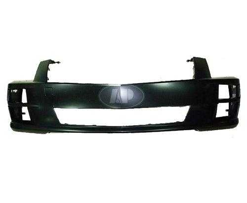 2008-2011 Cadillac Sts Bumper Front With Out H/Lp Wash Hole Primed Capa