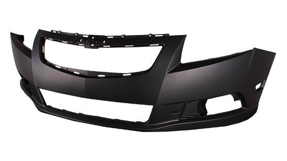 Pare-chocs avant apprêté pour Chevrolet Cruze 2011-2014 LT/LTZ avec garniture chromée, compatible avec les modèles RS sans barre de calandre inférieure, GM1000925