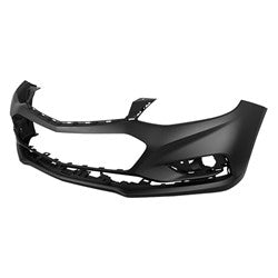 Pare-chocs avant apprêté pour Chevrolet Cruze 2017-2018 (sans capteur, sauf modèle RS Sport), référence GM1000A01U - Hunt Parts