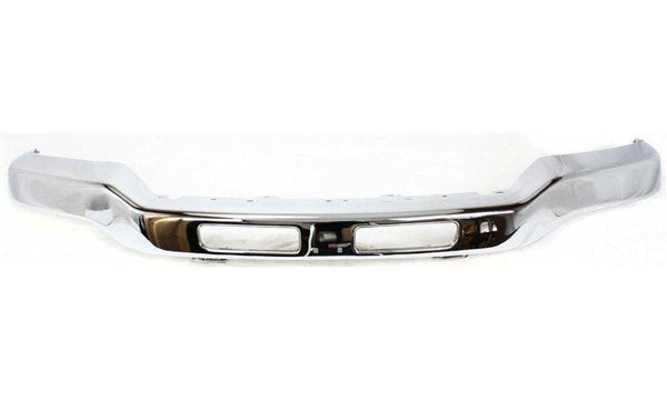 2003-2006 Gmc Sierra 3500 Bumper Face Bar Front Chrome With Bracket With Fog Lamp Hole