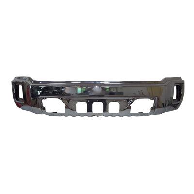 Pare-chocs avant chromé sans capteur pour GMC Sierra 1500 (2014-2015), référence GM1002848 - Hunt Parts