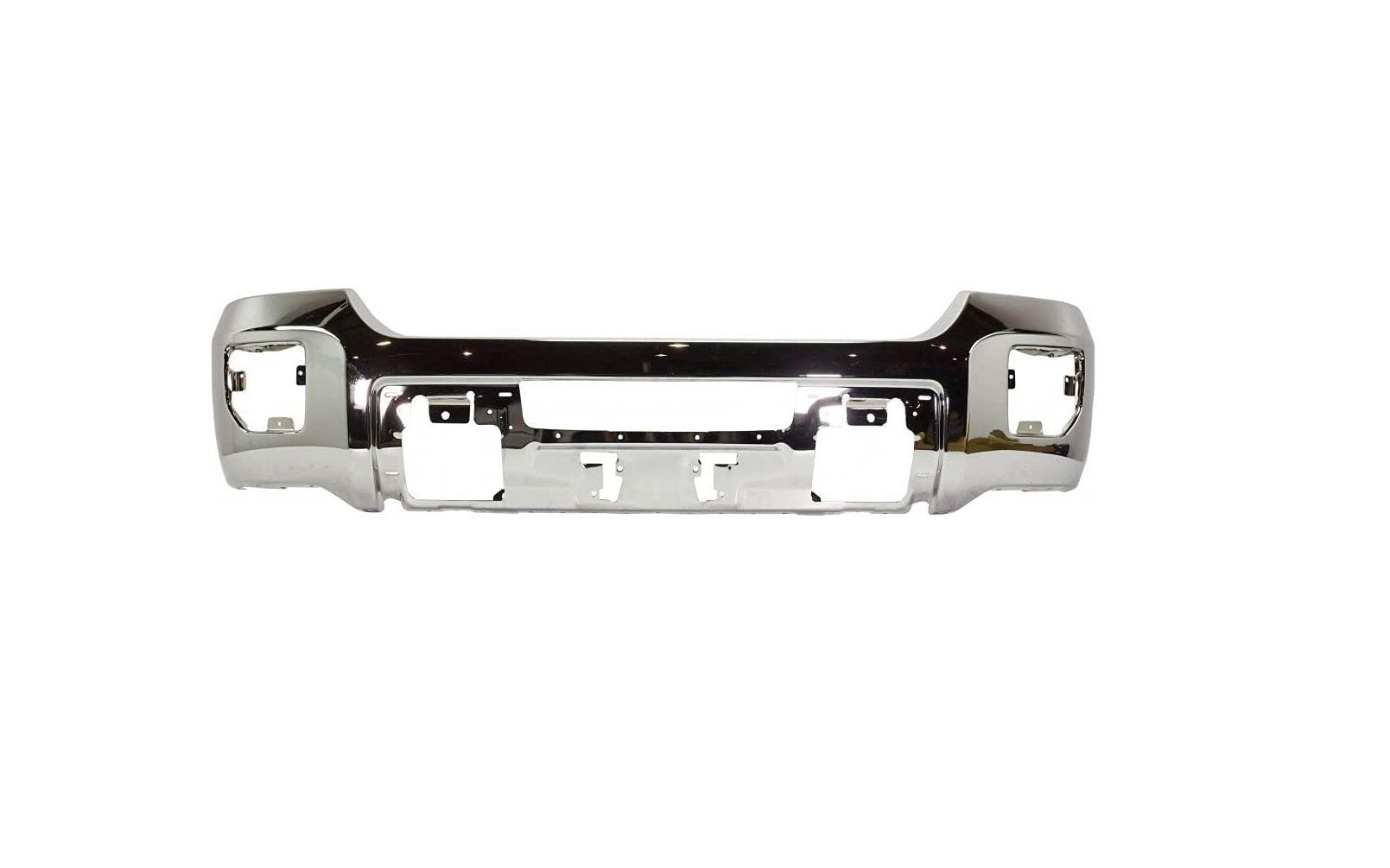 Pare-chocs avant chromé en acier sans capteur pour GMC Sierra 2500 (2015-2019), référence GM1002855 - Hunt Parts