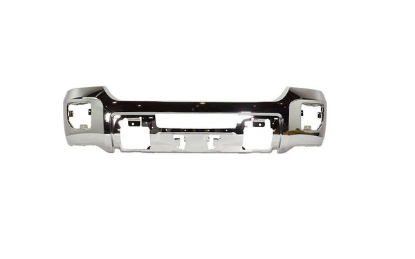 2015-2019 Gmc Sierra 2500 Bumper Face Bar Front Steel Without Sensor Chrome