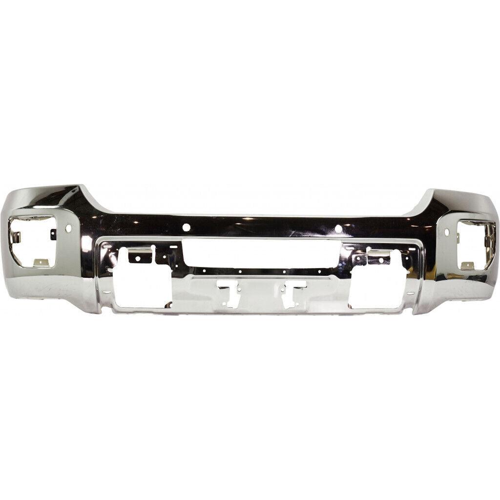 Pare-chocs avant chromé en acier avec capteur pour GMC Sierra 2500 (2015-2019), référence GM1002856 - Hunt Parts