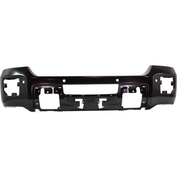 2015-2019 Gmc Sierra 2500 Bumper Face Bar Front Steel With Sensor Black Ptm