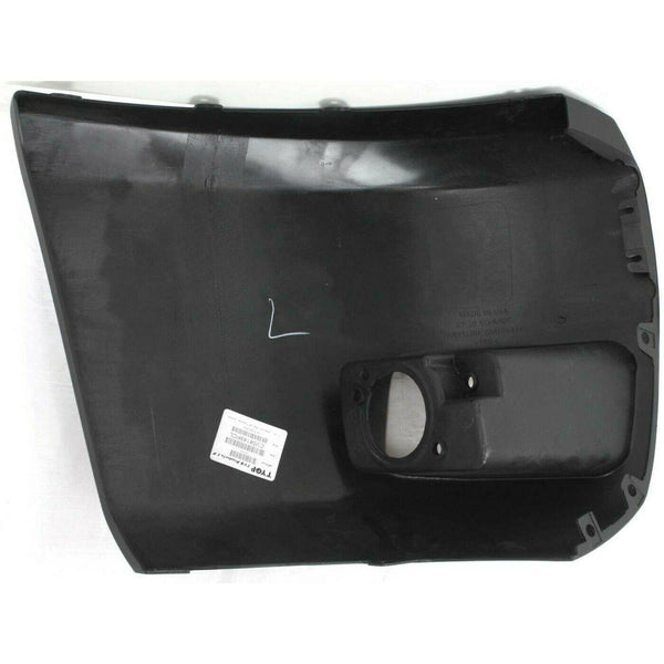 2009-2013 Chevrolet Silverado Hybrid Bumper End Front Driver Side Primed With Fog Lamp Capa