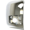 2012-2013 Chevrolet Silverado Hybrid Bumper End Front Passenger Side Chrome With Fog Lamp 