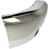 2012-2013 Chevrolet Silverado 3500 Bumper End Front Passenger Side Chrome With Fog Lamp 