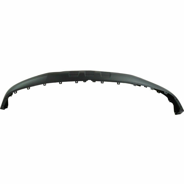2016-2018 Chevrolet Silverado 1500 Bumper Lower Front Textured With Out Tow Hook Hole/Chrome Insert Capa