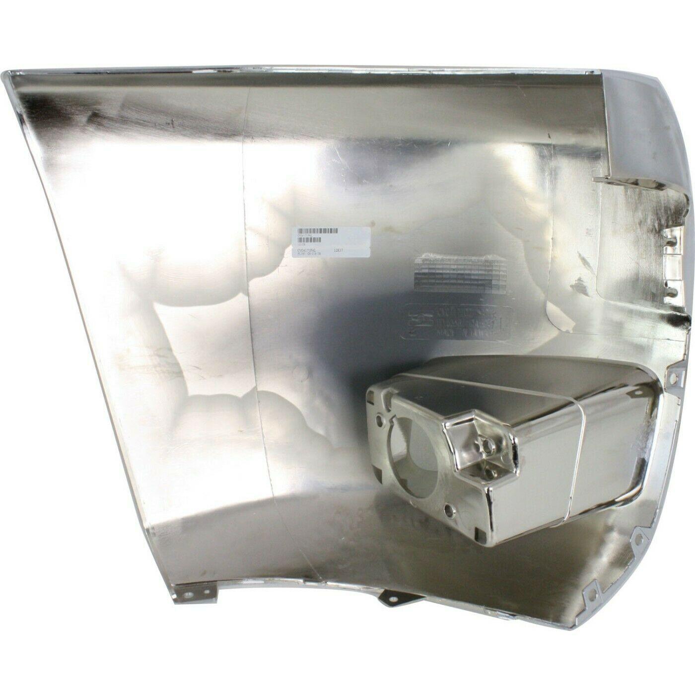 Pare-chocs avant côté conducteur chromé avec cache pour feu antibrouillard, pour Chevrolet Silverado 3500 (2007-2010), référence GM1016108C