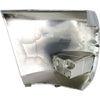 2007-2010 Chevrolet Silverado 3500 Bumper End Front Driver Side Chrome With Fog Lamp Hole