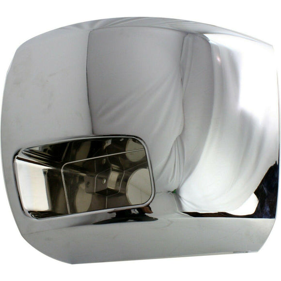 2007-2010 Chevrolet Silverado 3500 Bumper End Front Driver Side Chrome With Fog Lamp Hole