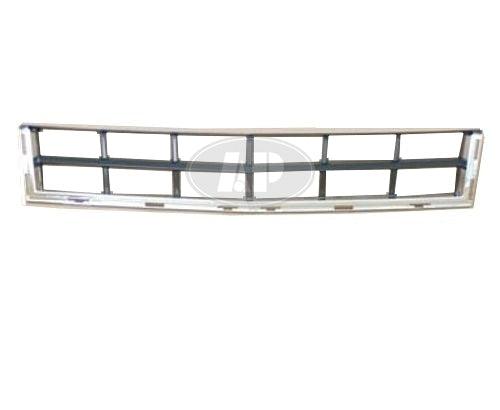2010-2012 Cadillac Srx Grille Lower Center (Bumper Grille) Matte-Dark Gray With Chrome Moulding
