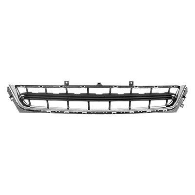 Calandre inférieure Chevrolet Impala 2014-2020 Gris foncé mat avec moulure chromée, modèle LS/LT, GM1036164