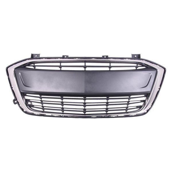 2017-2020 Chevrolet Sonic Sedan Grille Lower Matte Black With Chrome Moulding Exclude Rs Pkg