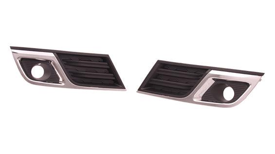 Enjoliveur de feu antibrouillard avant côté conducteur pour Chevrolet Traverse 2013-2017, noir mat avec moulure chromée, modèle LT, GM1038148