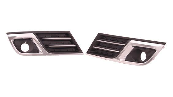 Enjoliveur de feu antibrouillard avant côté conducteur pour Chevrolet Traverse 2013-2017, noir mat avec moulure/garniture chromée, modèle LTZ, GM1038150