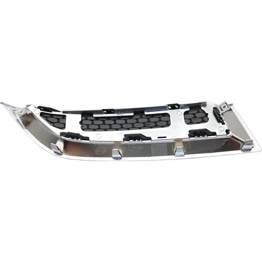 Calandre inférieure extérieure côté conducteur GMC Acadia 2013-2016, finition noir mat avec moulure chromée, GM1038155