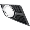 2010-2016 Cadillac Srx Fog Lamp Bezel Front Passenger Side With Chrome Molding