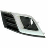 2013-2017 Chevrolet Traverse Fog Lamp Bezel Front Passenger Side Matte Black With Chrome Mldg Lt Model