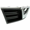 2013-2017 Chevrolet Traverse Fog Lamp Bezel Front Passenger Side Matte Black With Chrome Mldg Lt Model