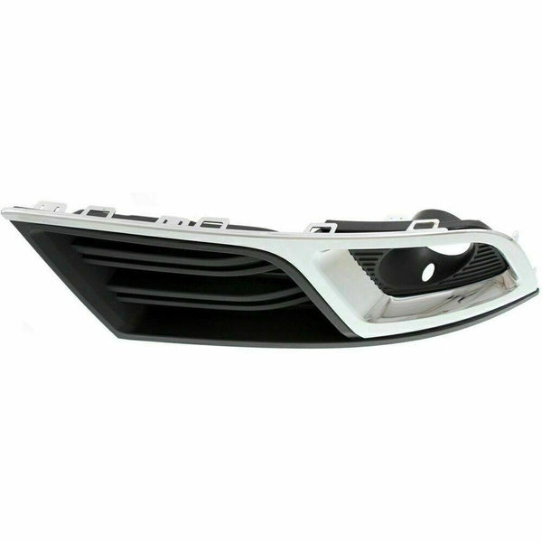 2013-2017 Chevrolet Traverse Fog Lamp Bezel Front Passenger Side Matte Black With Chrome Mldg Lt Model