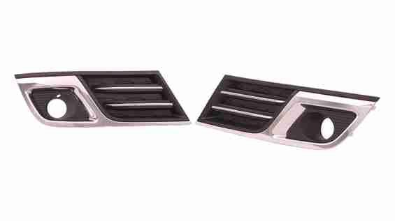 Enjoliveur de feu antibrouillard avant côté passager pour Chevrolet Traverse 2013-2017, noir mat avec moulure/garniture chromée, modèle LTZ, GM1039150